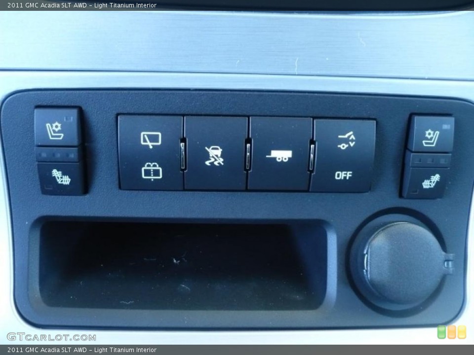 Light Titanium Interior Controls for the 2011 GMC Acadia SLT AWD #39209462