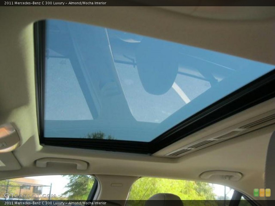 Almond/Mocha Interior Sunroof for the 2011 Mercedes-Benz C 300 Luxury #39209626