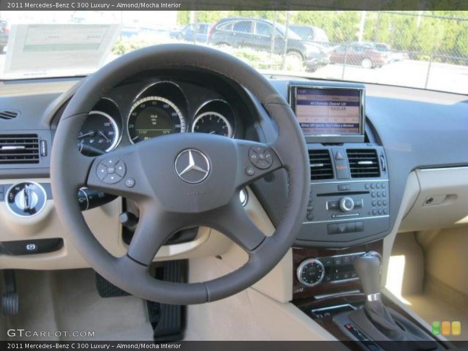 Almond/Mocha Interior Dashboard for the 2011 Mercedes-Benz C 300 Luxury #39209642