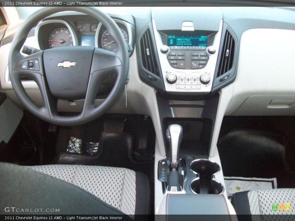 Light Titanium/Jet Black Interior Dashboard for the 2011 Chevrolet Equinox LS AWD #39209906