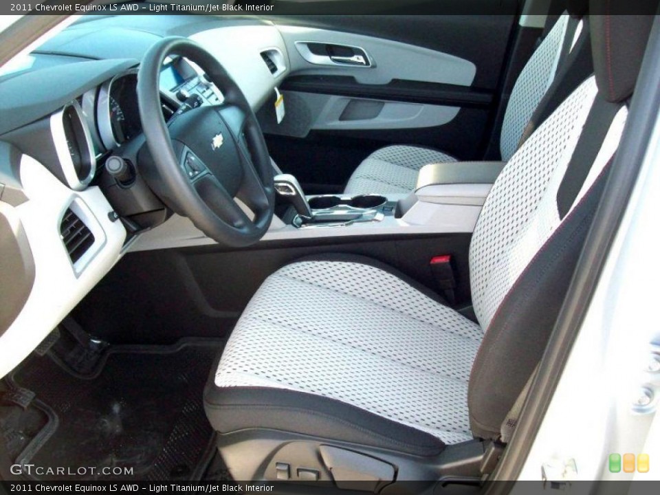Light Titanium/Jet Black Interior Prime Interior for the 2011 Chevrolet Equinox LS AWD #39210030