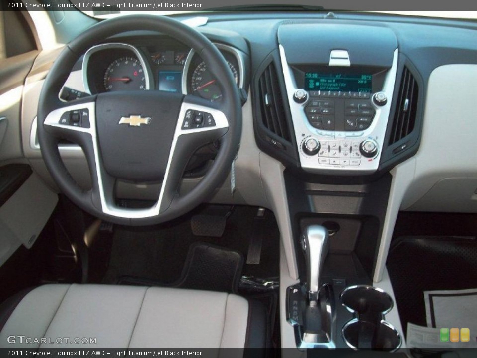 Light Titanium/Jet Black Interior Dashboard for the 2011 Chevrolet Equinox LTZ AWD #39210346