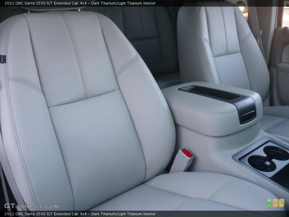 Dark Titanium/Light Titanium Interior Photo for the 2011 GMC Sierra 1500 SLT Extended Cab 4x4 #39211030