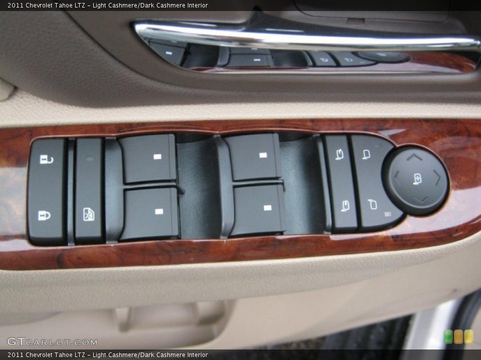 Light Cashmere/Dark Cashmere Interior Controls for the 2011 Chevrolet Tahoe LTZ #39211054