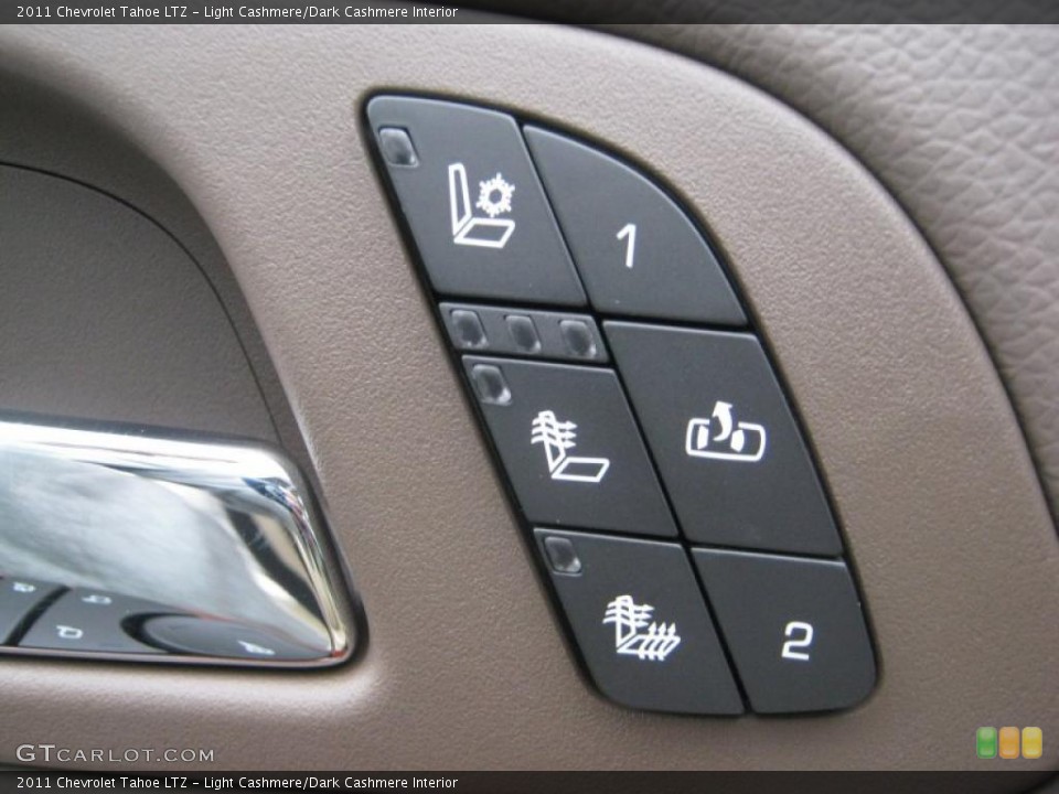 Light Cashmere/Dark Cashmere Interior Controls for the 2011 Chevrolet Tahoe LTZ #39211066