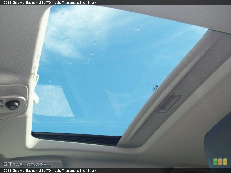 Light Titanium/Jet Black Interior Sunroof for the 2011 Chevrolet Equinox LTZ AWD #39211226