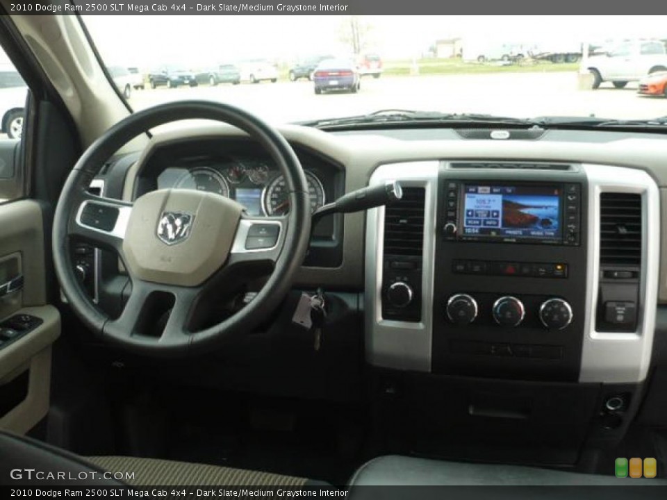 Dark Slate/Medium Graystone Interior Dashboard for the 2010 Dodge Ram 2500 SLT Mega Cab 4x4 #39211530