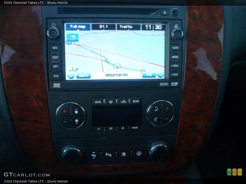 Ebony Interior Navigation for the 2009 Chevrolet Tahoe LTZ #39211630