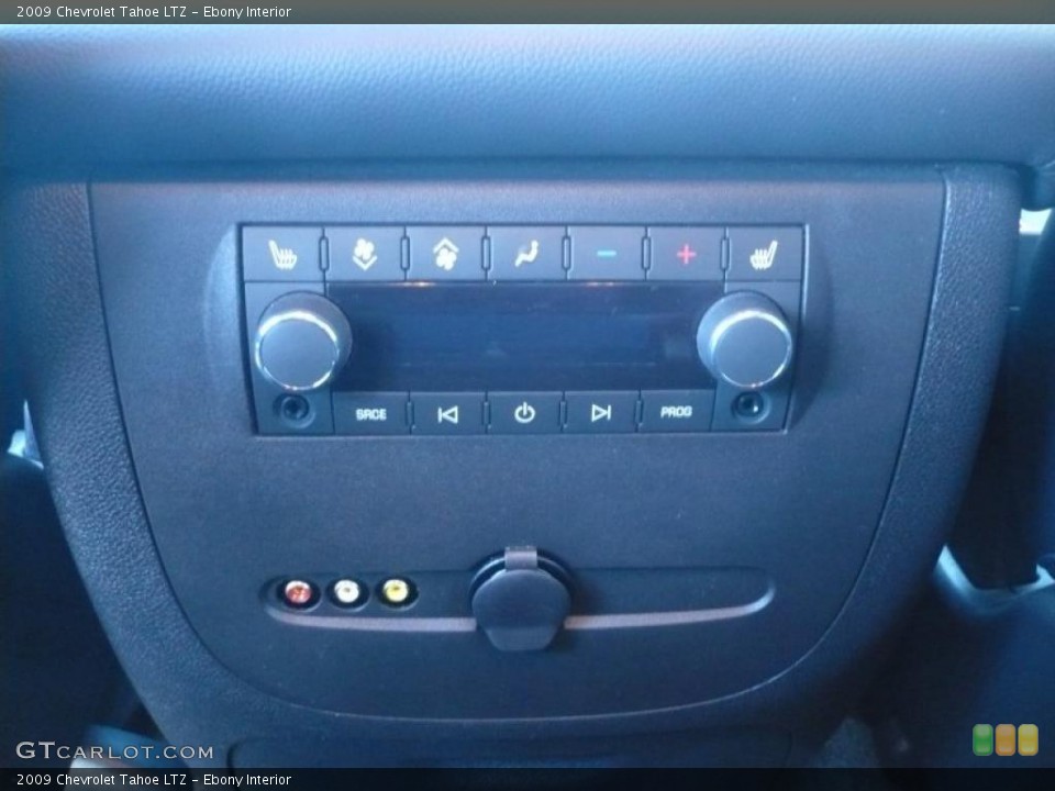 Ebony Interior Controls for the 2009 Chevrolet Tahoe LTZ #39211658