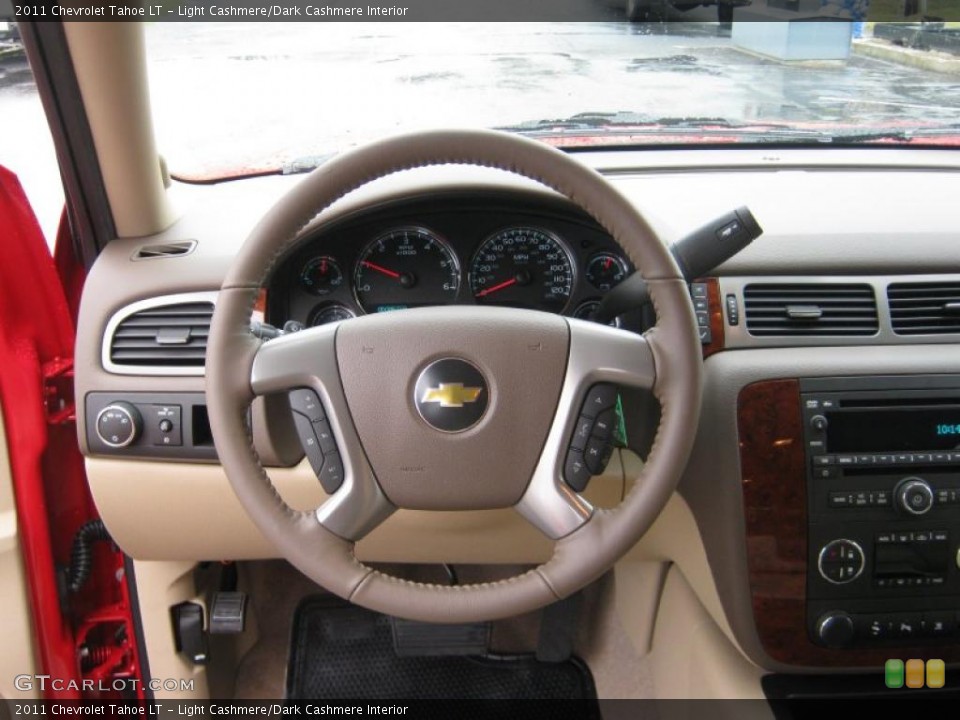 Light Cashmere/Dark Cashmere Interior Steering Wheel for the 2011 Chevrolet Tahoe LT #39211930