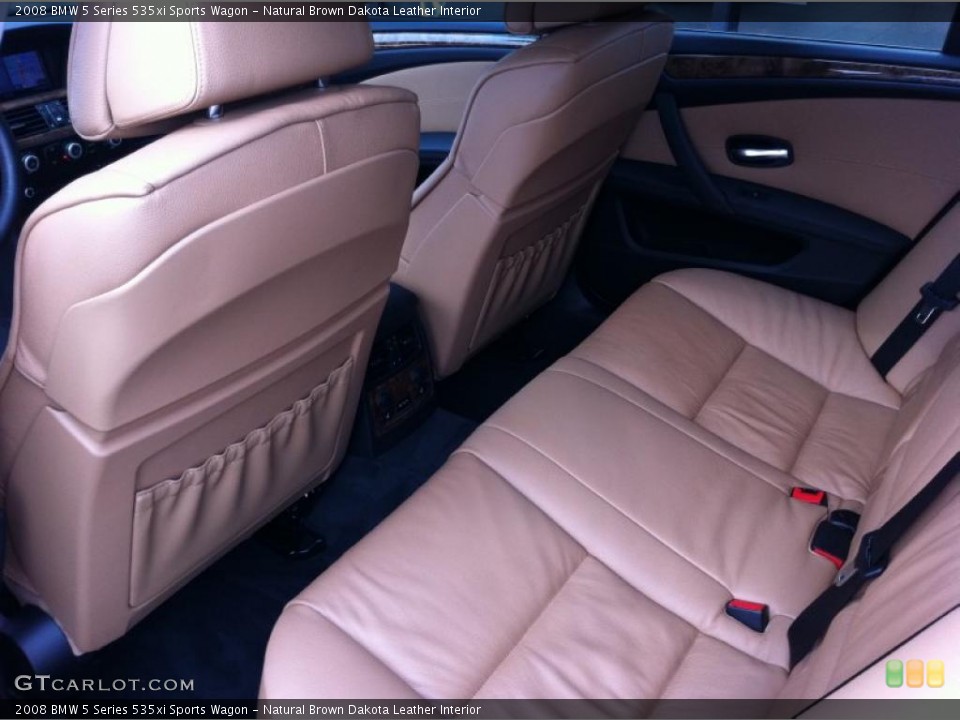 Natural Brown Dakota Leather Interior Photo for the 2008 BMW 5 Series 535xi Sports Wagon #39212526