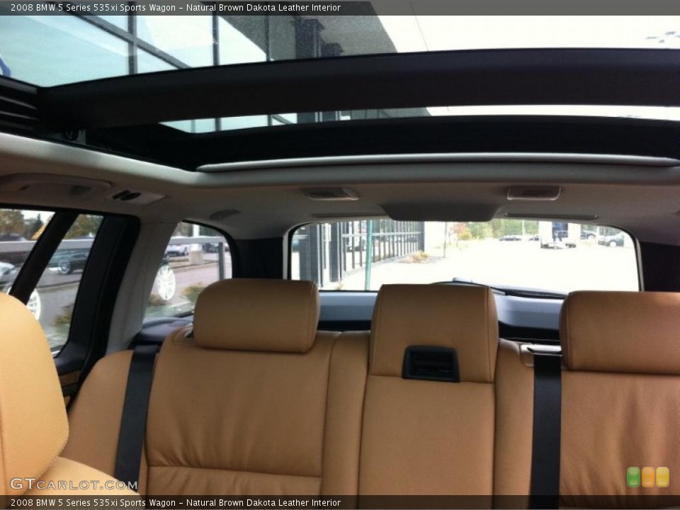 Natural Brown Dakota Leather Interior Photo for the 2008 BMW 5 Series 535xi Sports Wagon #39212606