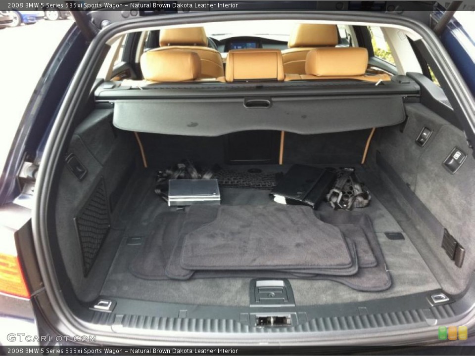 Natural Brown Dakota Leather Interior Trunk for the 2008 BMW 5 Series 535xi Sports Wagon #39212618