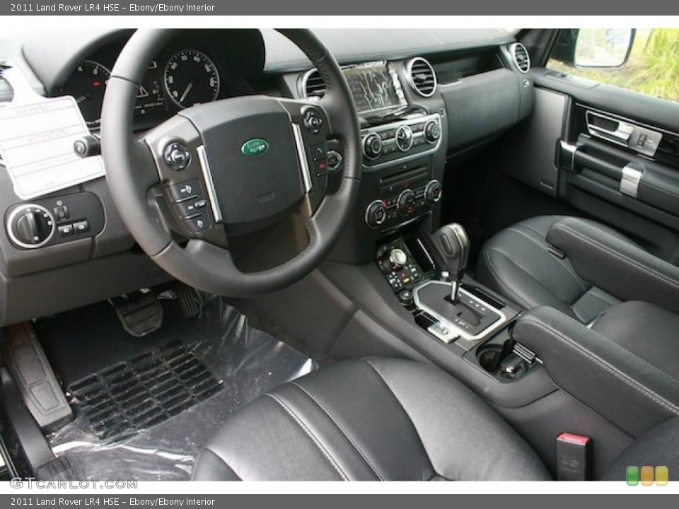 Ebony/Ebony Interior Prime Interior for the 2011 Land Rover LR4 HSE #39214710
