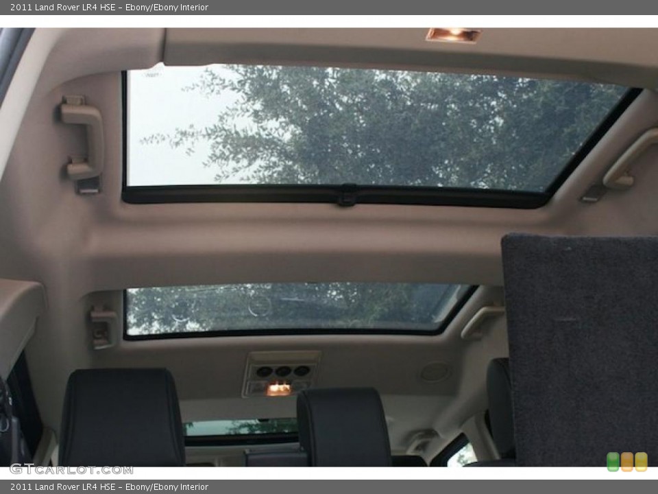 Ebony/Ebony Interior Sunroof for the 2011 Land Rover LR4 HSE #39214770