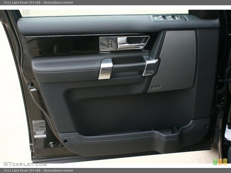 Ebony/Ebony Interior Door Panel for the 2011 Land Rover LR4 HSE #39214818