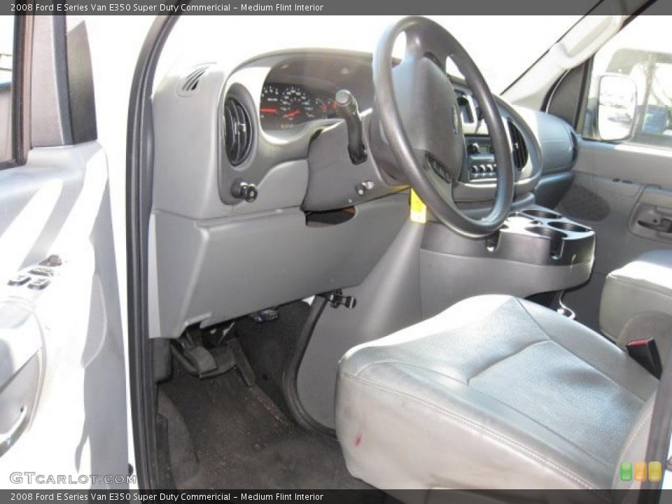 Medium Flint Interior Photo for the 2008 Ford E Series Van E350 Super Duty Commericial #39215510