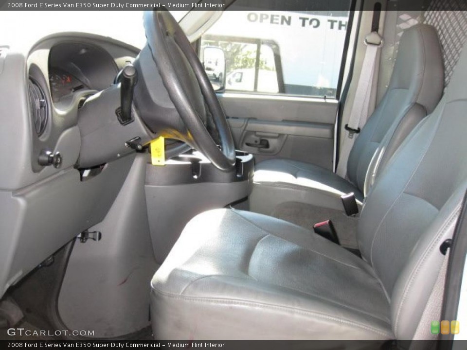 Medium Flint Interior Photo for the 2008 Ford E Series Van E350 Super Duty Commericial #39215530