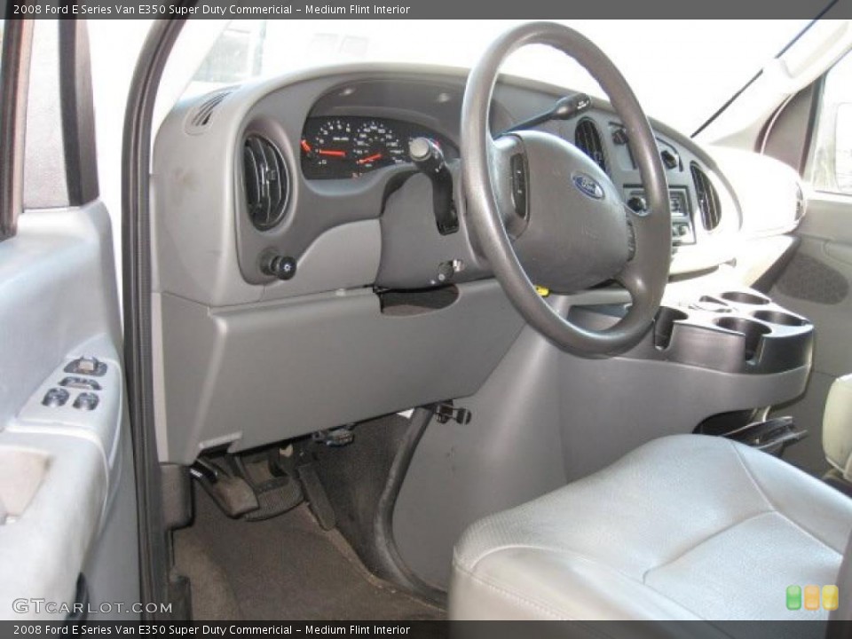 Medium Flint Interior Photo for the 2008 Ford E Series Van E350 Super Duty Commericial #39215654