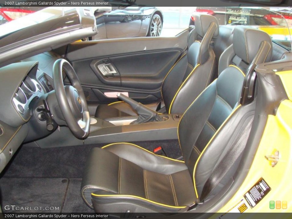 Nero Perseus Interior Photo for the 2007 Lamborghini Gallardo Spyder #39215858
