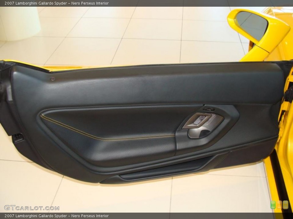 Nero Perseus Interior Door Panel for the 2007 Lamborghini Gallardo Spyder #39215882