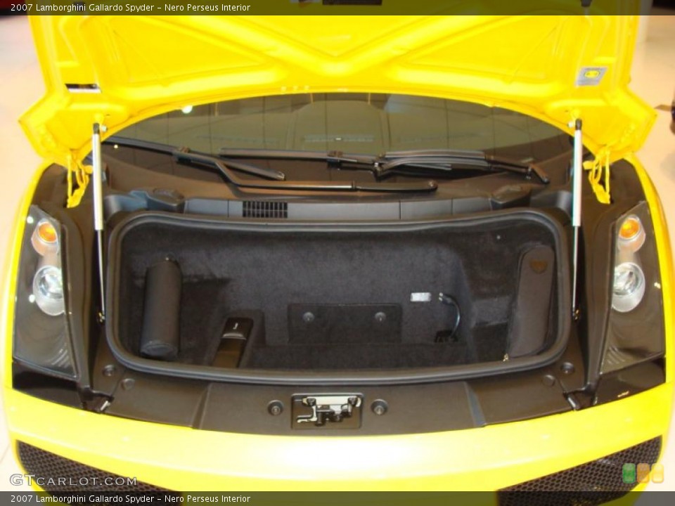 Nero Perseus Interior Trunk for the 2007 Lamborghini Gallardo Spyder #39216034