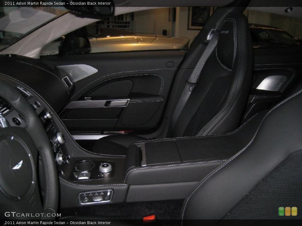 Obsidian Black Interior Photo for the 2011 Aston Martin Rapide Sedan #39219266