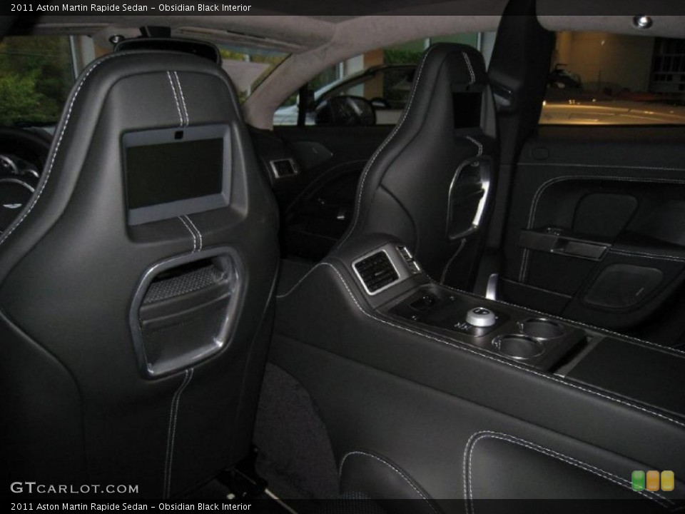 Obsidian Black Interior Photo for the 2011 Aston Martin Rapide Sedan #39219282