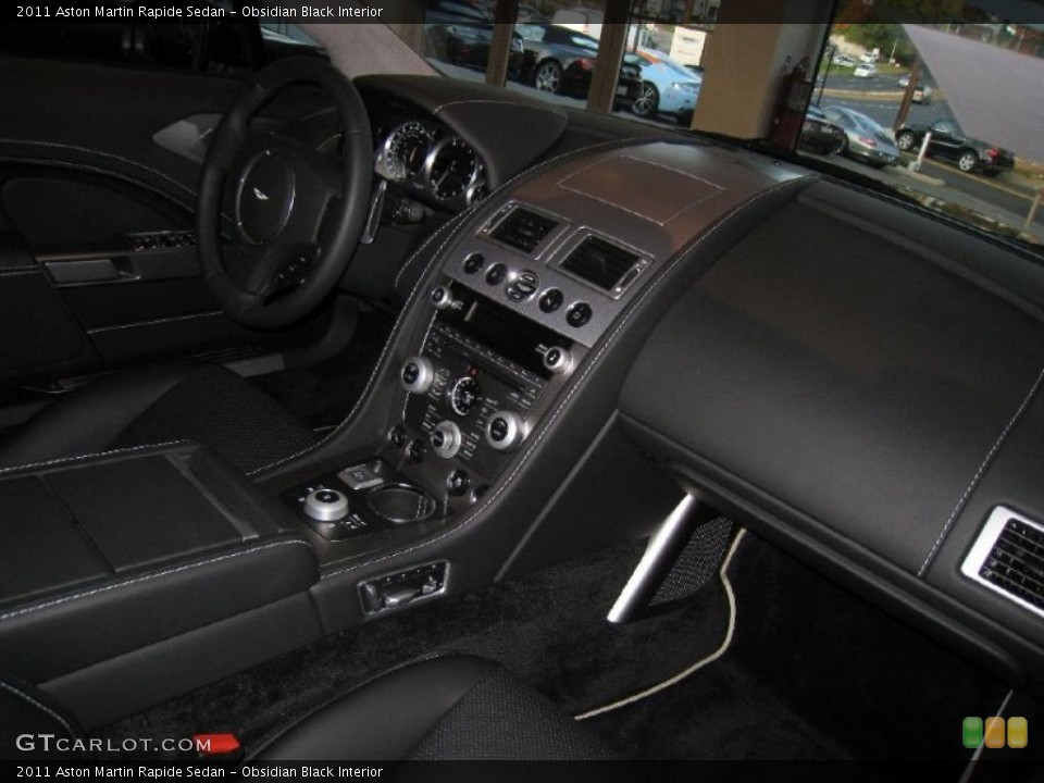 Obsidian Black Interior Dashboard for the 2011 Aston Martin Rapide Sedan #39219298