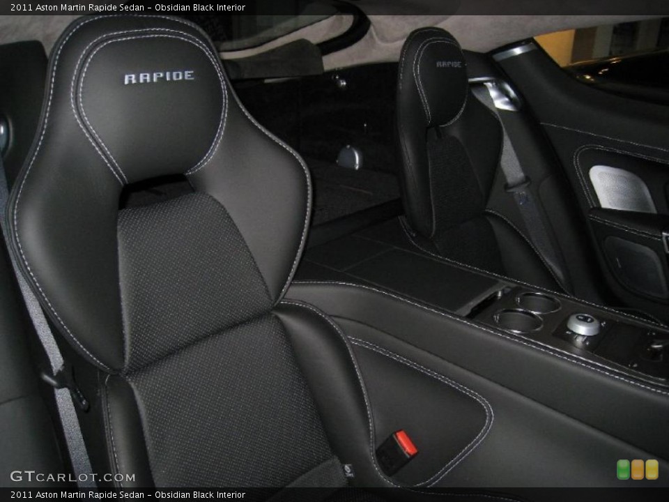 Obsidian Black Interior Photo for the 2011 Aston Martin Rapide Sedan #39219314