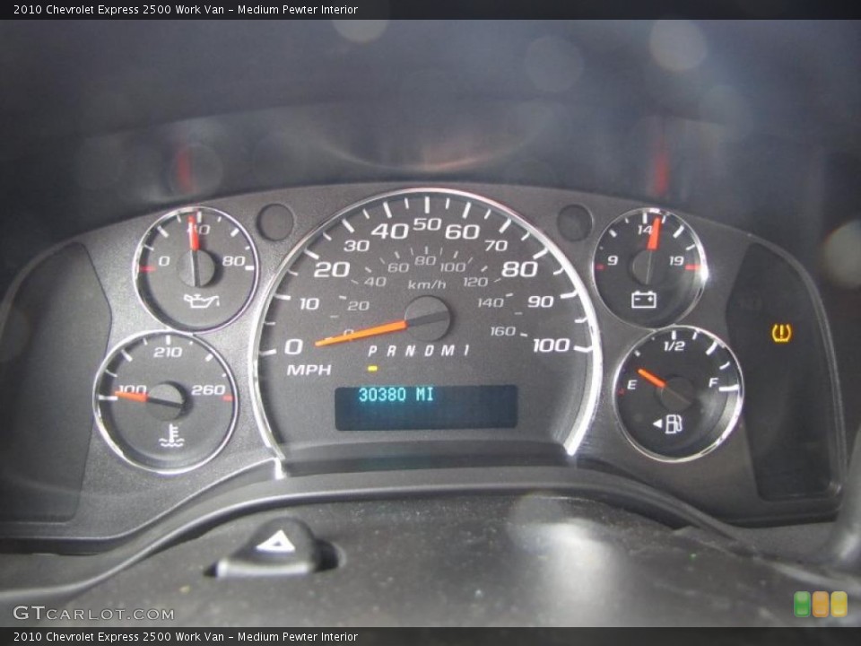 Medium Pewter Interior Gauges for the 2010 Chevrolet Express 2500 Work Van #39219634