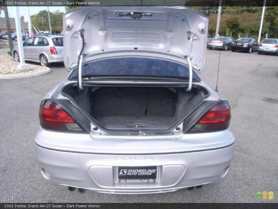 Dark Pewter Interior Trunk for the 2003 Pontiac Grand Am GT Sedan #39220074