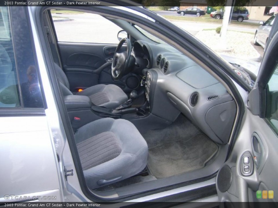 Dark Pewter Interior Photo for the 2003 Pontiac Grand Am GT Sedan #39220106