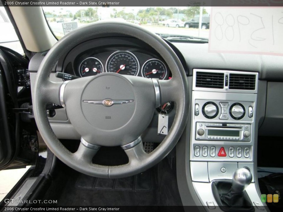 Dark Slate Gray Interior Dashboard for the 2006 Chrysler Crossfire Limited Roadster #39220171