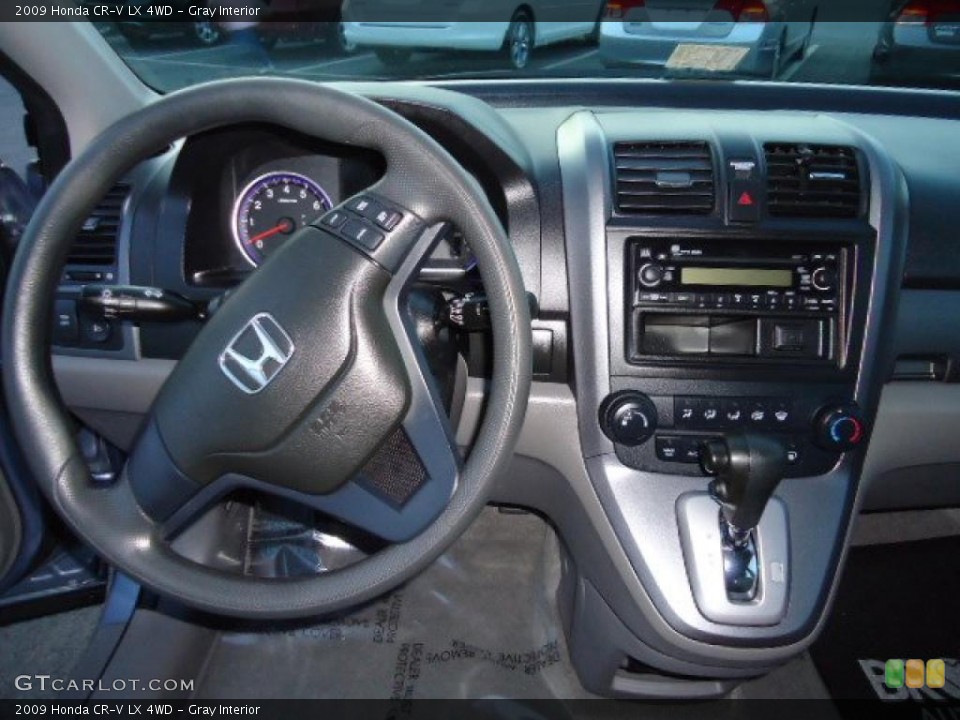 Gray Interior Dashboard for the 2009 Honda CR-V LX 4WD #39220670