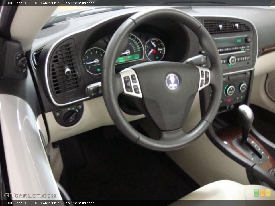 Parchment Interior Dashboard for the 2008 Saab 9-3 2.0T Convertible #39222506