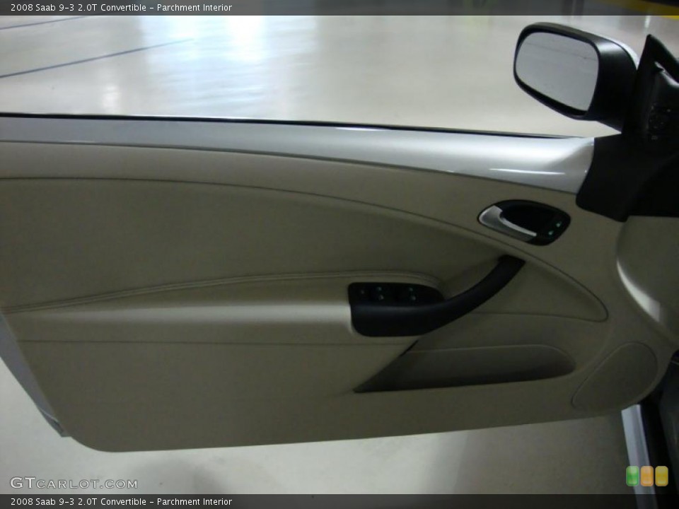 Parchment Interior Door Panel for the 2008 Saab 9-3 2.0T Convertible #39222542