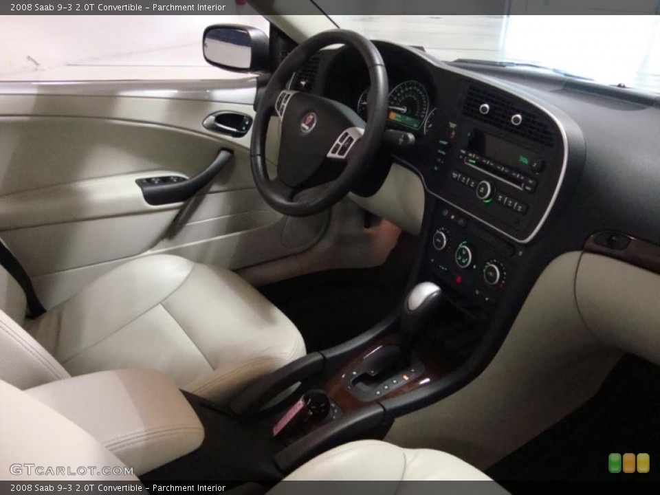 Parchment Interior Dashboard for the 2008 Saab 9-3 2.0T Convertible #39222616
