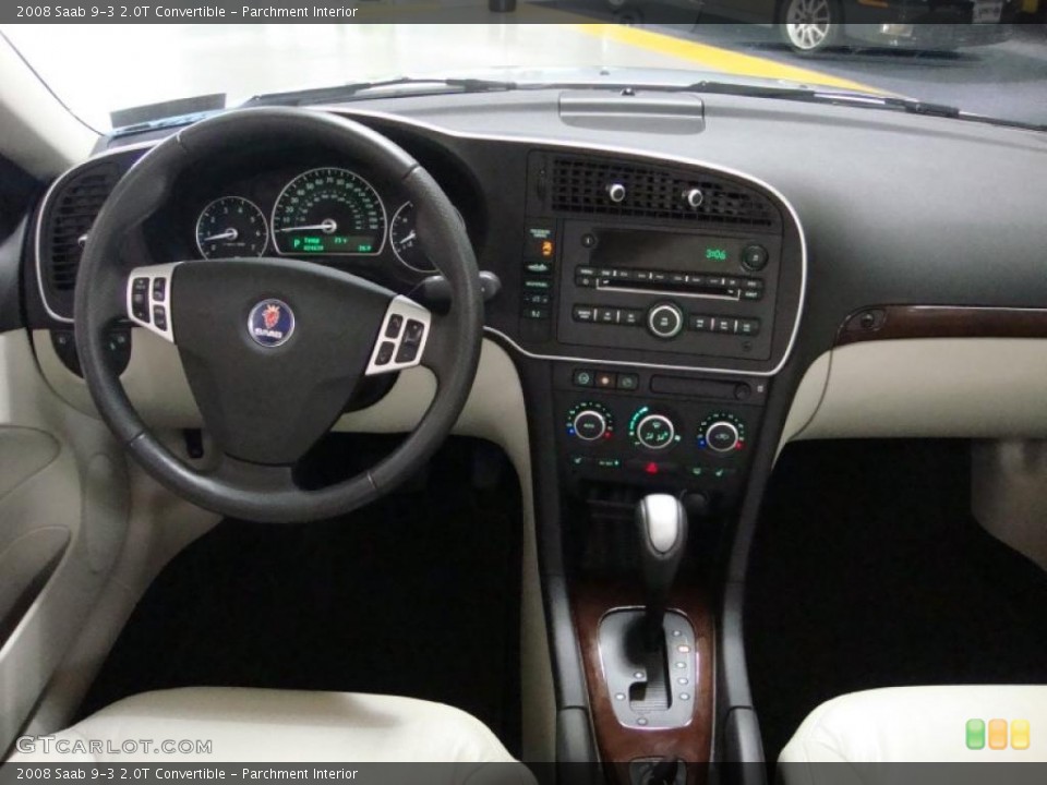 Parchment Interior Dashboard for the 2008 Saab 9-3 2.0T Convertible #39222662