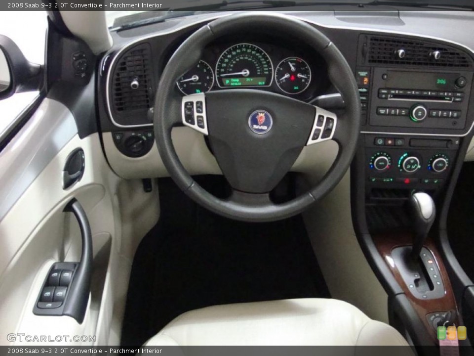 Parchment Interior Steering Wheel for the 2008 Saab 9-3 2.0T Convertible #39222678