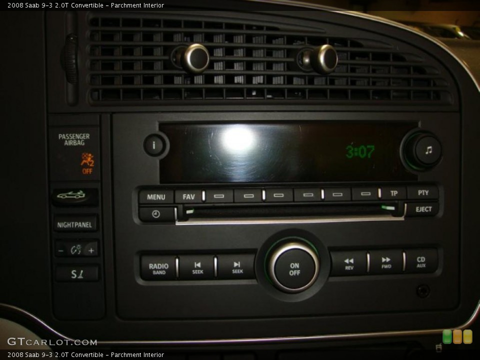 Parchment Interior Controls for the 2008 Saab 9-3 2.0T Convertible #39222786