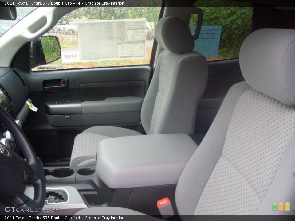 Graphite Gray Interior Photo for the 2011 Toyota Tundra SR5 Double Cab 4x4 #39222794