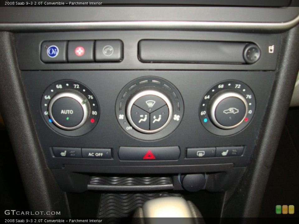 Parchment Interior Controls for the 2008 Saab 9-3 2.0T Convertible #39222802