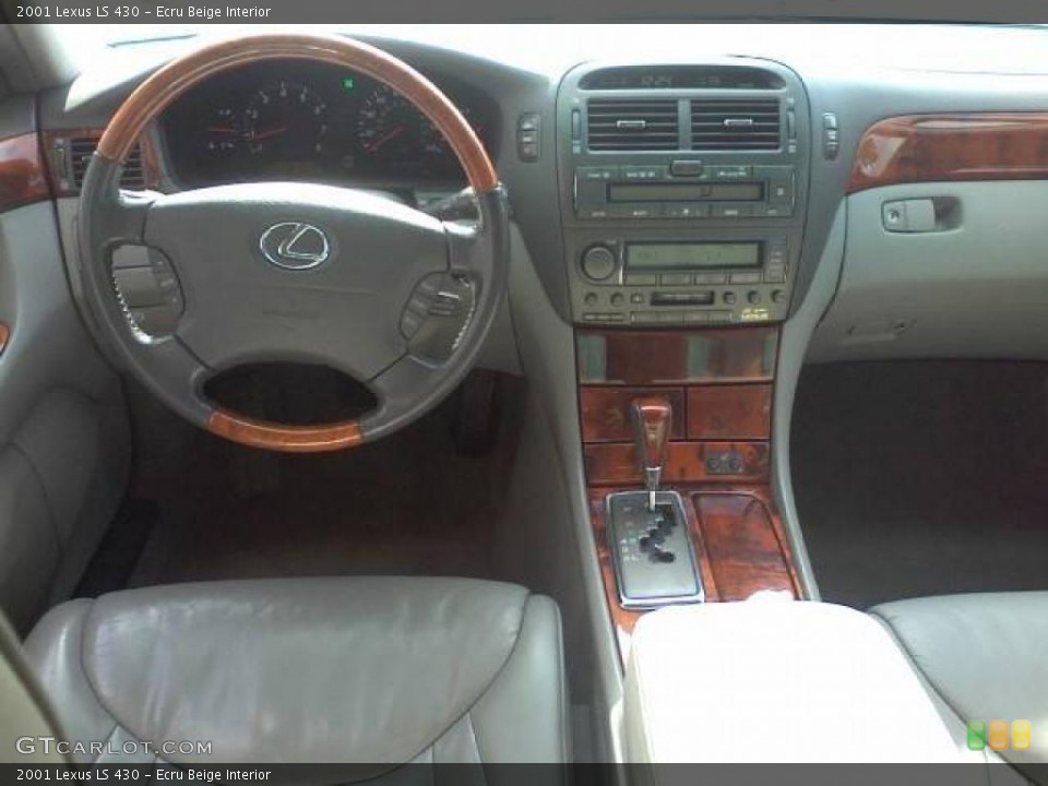 Ecru Beige Interior Dashboard for the 2001 Lexus LS 430 #39224326
