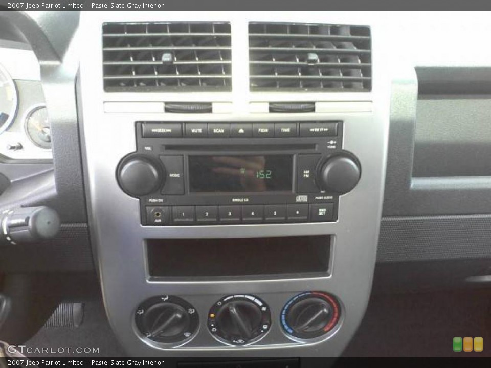 Pastel Slate Gray Interior Controls for the 2007 Jeep Patriot Limited #39225586