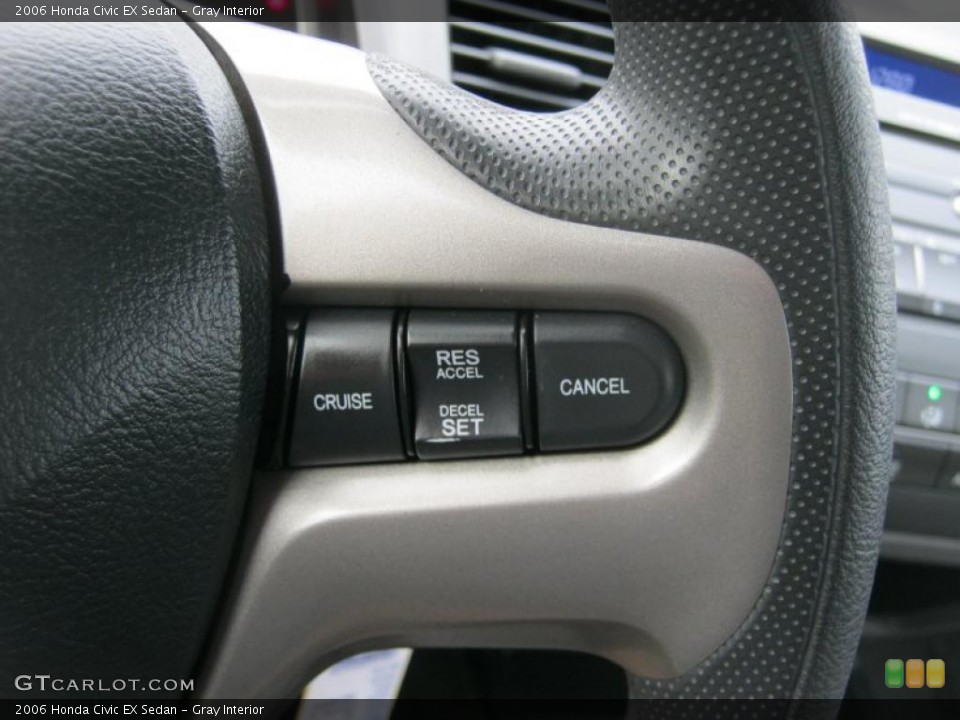 Gray Interior Controls for the 2006 Honda Civic EX Sedan #39225770