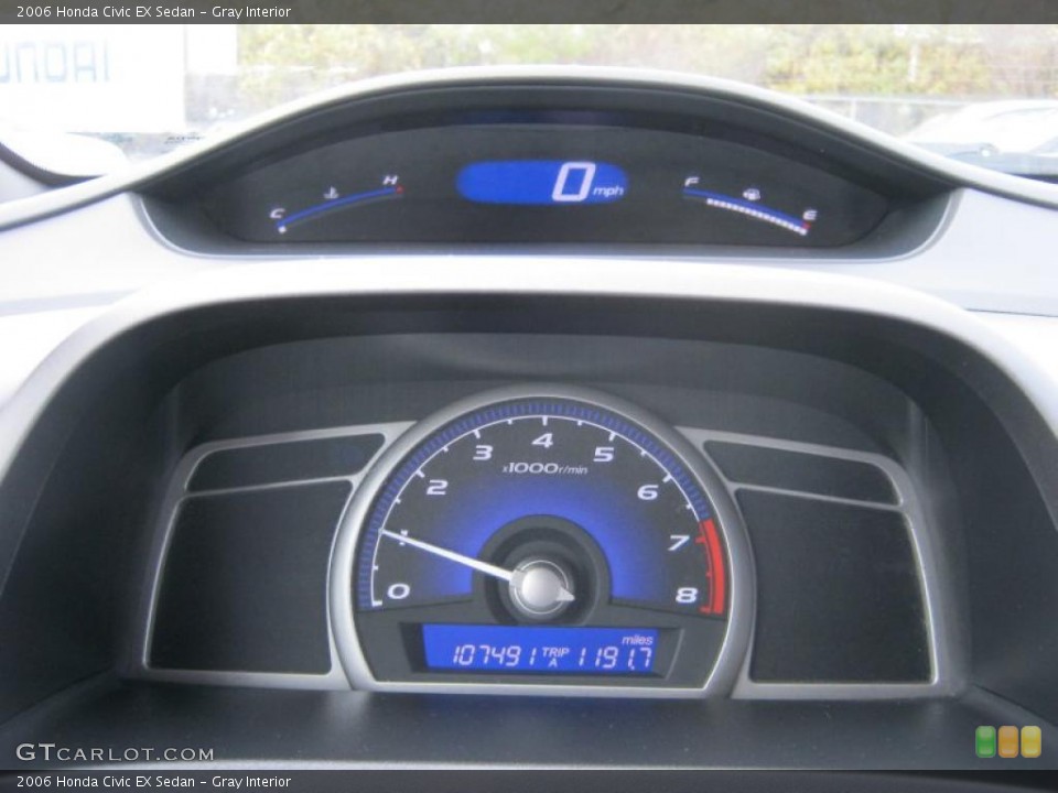 Gray Interior Gauges for the 2006 Honda Civic EX Sedan #39226030