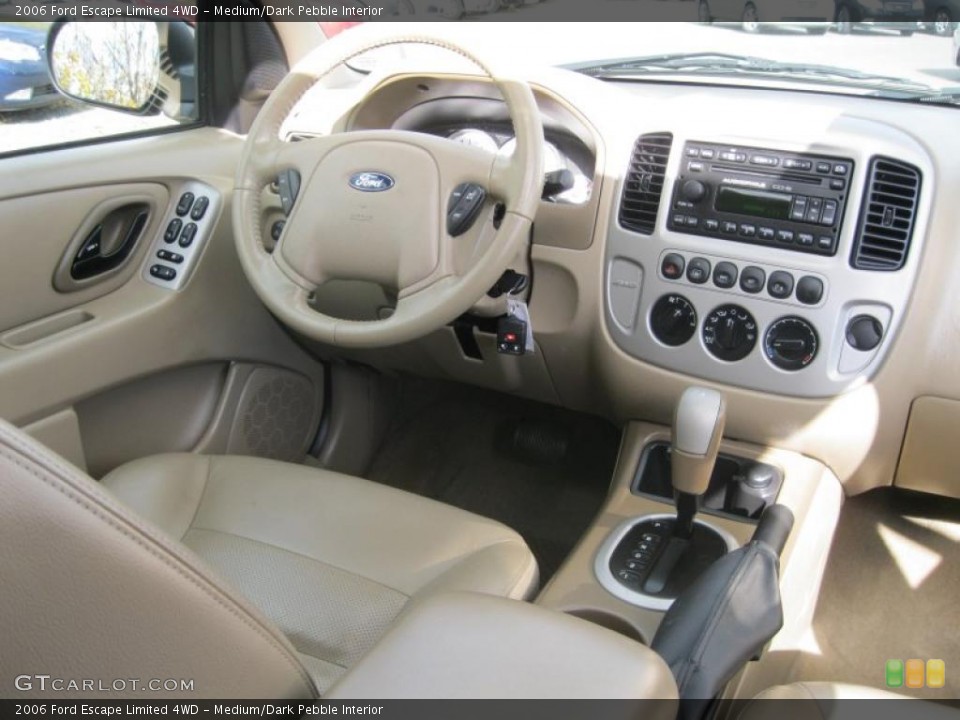 Medium/Dark Pebble Interior Dashboard for the 2006 Ford Escape Limited 4WD #39226150