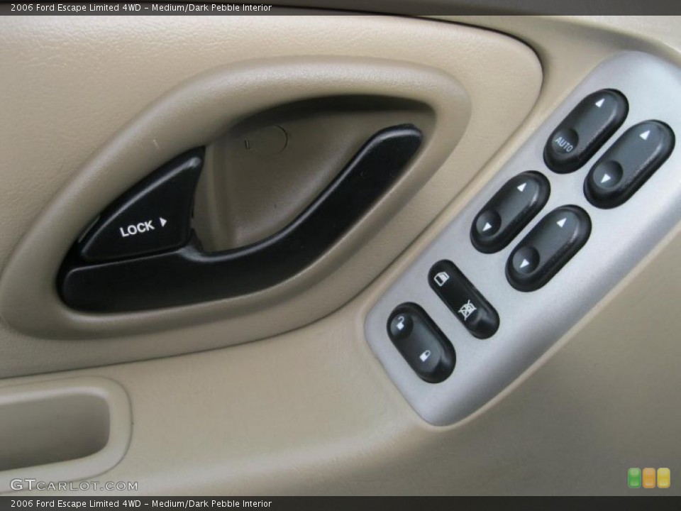 Medium/Dark Pebble Interior Controls for the 2006 Ford Escape Limited 4WD #39226398