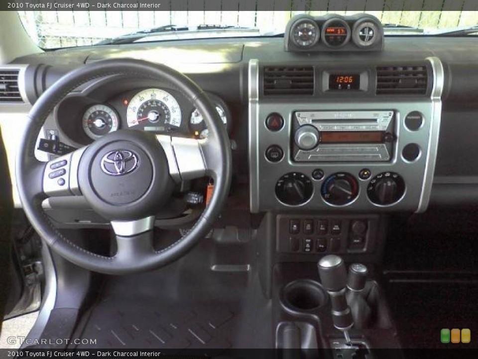 Dark Charcoal Interior Dashboard for the 2010 Toyota FJ Cruiser 4WD #39226465